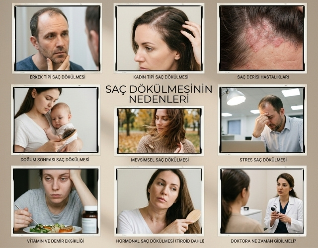 Saç dökülmesi neden olur?