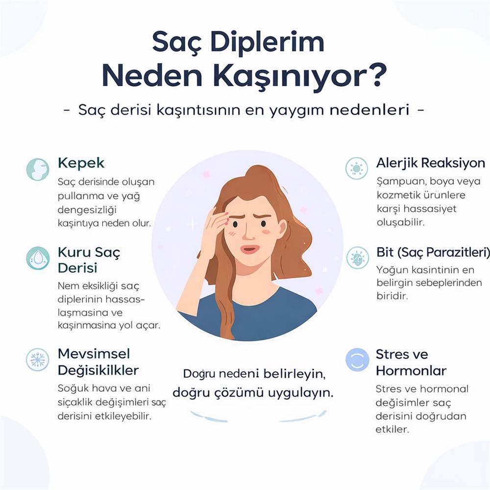 Saç Diplerim Çok Kaşınıyor Neden?