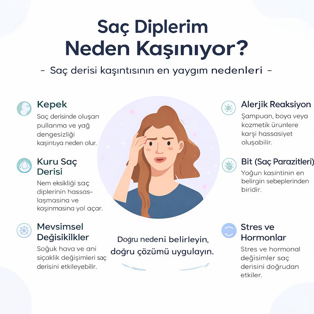 Saç Diplerim Çok Kaşınıyor Neden?