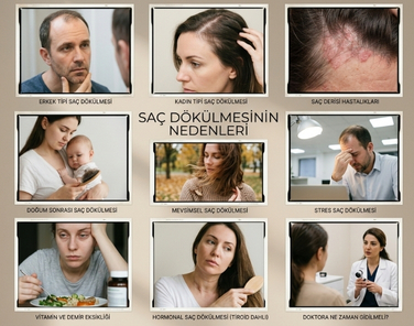 Saç Dökülmesinin Nedenleri Nelerdir?