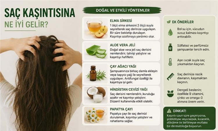 Saç Kaşıntısına Ne İyi Gelir